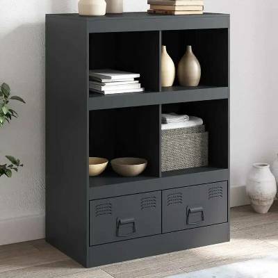 vidaXL 11461.841801 Highboard antracitový 67 x 39 x 95 cm ocel