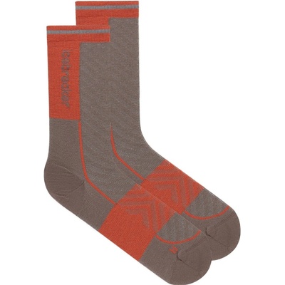 Icebreaker Wmns Merino Run+ Ultralight Crew Porcini/Fervid