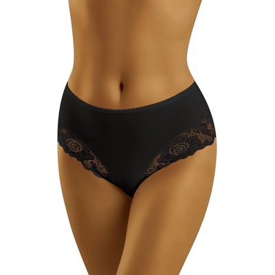 Wolbar Бикини с дантела в черен цвят eco-gieh-63922-czarny - Черен, размер m