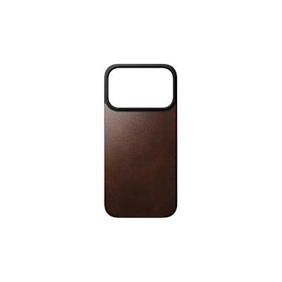 Nomad Калъф за iPhone 17 Pro Rustic Brown Horween Leather MagSafe