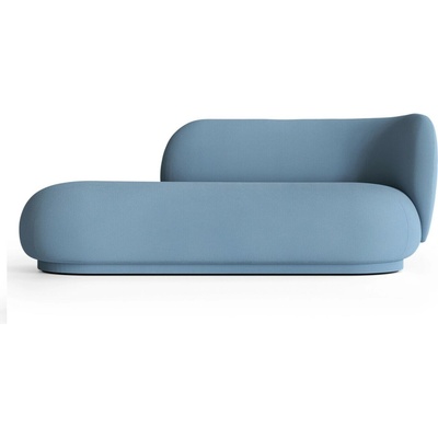 Ferm Living Rico Divan Right Tonus svetlomodrá