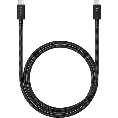 Satechi ST-YTB100K Thunderbolt 4 Pro Braided, 1m, černý