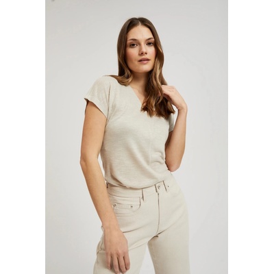 Moodo Кремава блуза Moodo | Bezhov | ЖЕНИ | 46