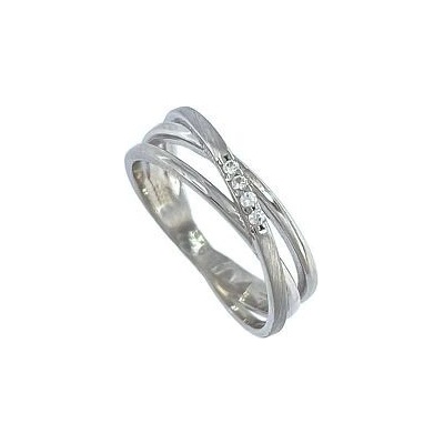Infinitysilver Stříbrný prsten tři kroužky OR54363