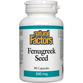 Natural Factors Fenugreek Seed, 500 mg, 90 капсули, Natural Factors