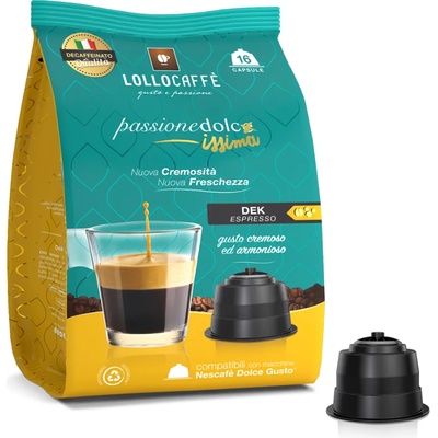 Lollo Caffé DECA безкофеиново еспресо за Dolce Gusto 16 капсули
