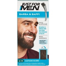 Just for men M-45 Mustache And Beard DARK BROWN tmavo hnedá