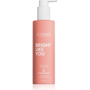 ICONIQUE Professional BRIGHT LIKE YOU Colour & Shine Protection Conditioner възстановяващ балсам за боядисана коса 250ml