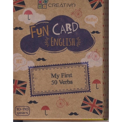Creativo Fun card English My First 50 Verbs