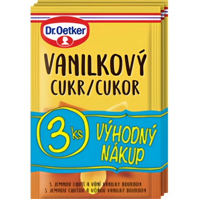 Dr. Oetker Vanilkový cukr 3ks 24g