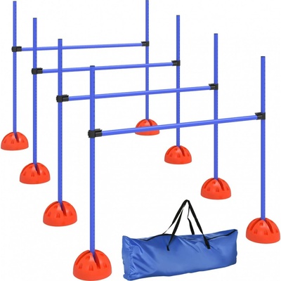 PawHut Výškově nastavitelné agility překážky