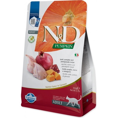 N&D CAT GF P adult neut quail pomegranate 300 g