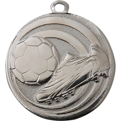 ETROFEJE medaila ME089 futbal medaila ME089 Striebro futbal 32mm