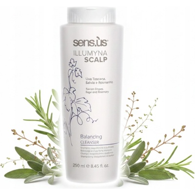 Sens.us Illumyna Scalp Balancing Cleanser Vyrovnávací a čistící šampon 250 ml