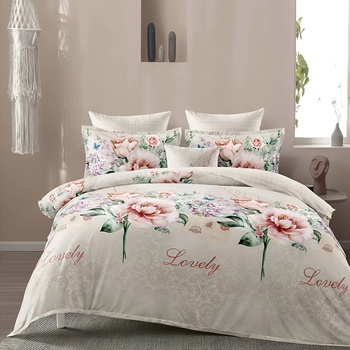 EmonaMall Двулицево спално бельо EmonaMall, 6 части - Модел S17587 (S17587-44444d)