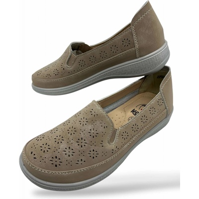 Koka Dámské zdravotní mokasíny béžové