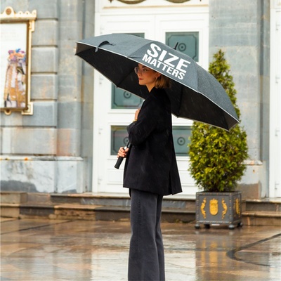 Fisura Голям Чадър за Дъжд - Size Matters