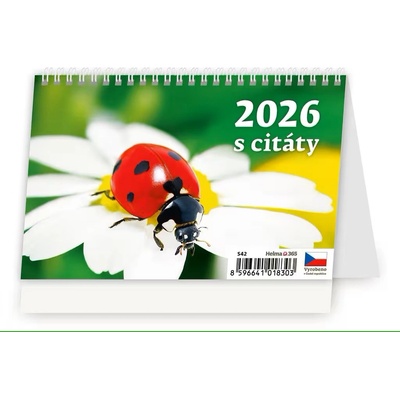 Helma 365 Plánovací Týdenní "S" s citáty 2026