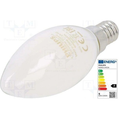 Philips 8718699763398 žárovka LED teple bílá E14 230VAC 470lm P 4,3W 2700K