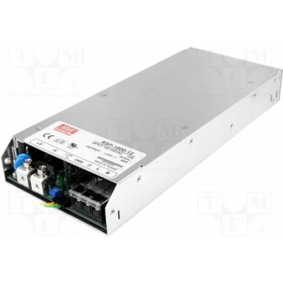 MEAN WELL RSP-1000-12 Napájecí zdroj: spínaný; k vestavbě,modulový; 720W; 12VDC; 60A