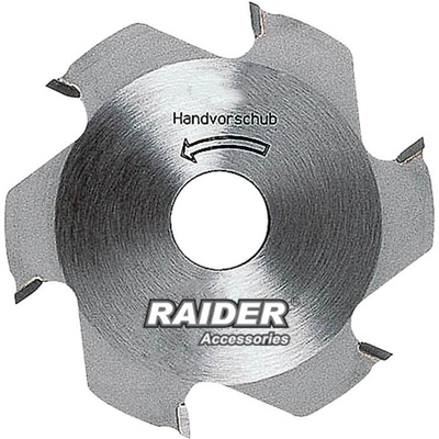 Raider Drážkovací fréza s vložkami z karbidu wolframu ø100xø22x4mm 6T - TM-163141