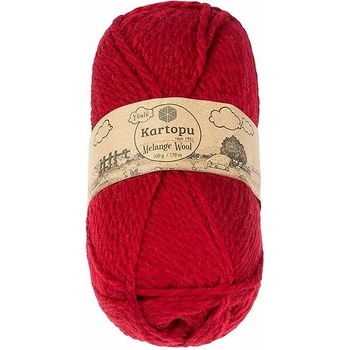 BELLATEX Melange Wool 100 g – 2117 červená