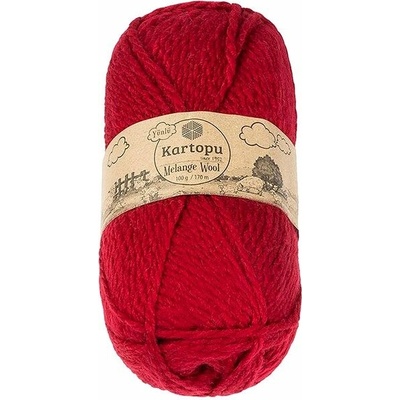 BELLATEX Melange Wool 100 g – 2117 červená