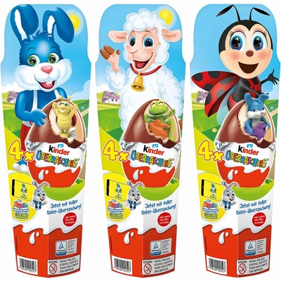 Ferrero Kinder překvapení velikonoční modré 4 x 20 g – Zboží Dáma