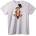 NOONEBRAND Тениска Язди Мечка - 2XL, White