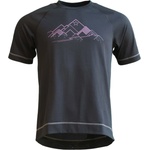 Zimtstern Фланелка с къс ръкав за колоездене Zimtstern PureFlowz Eco Shirt S/S Cycling jersey - Pirate Black (056-4129-0212)