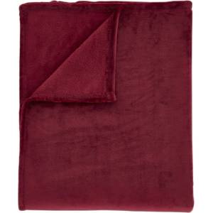 Catherine Lansfield Червено одеяло от микроплюш 130x170 cm Raschel Velvet - Catherine Lansfield (DS/52645/W/130170/RE)