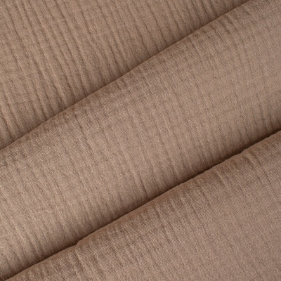 Takoy Látka mušelín / dvojitá gázovina Leia tmavě béžová – Zbozi.Blesk.cz