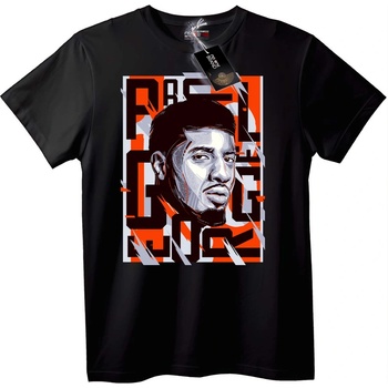 NOONEBRAND Тениска с графика на Racel Gong - 7XL, Black