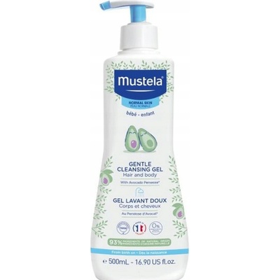 Mustela Bébé telový a vlasový šampón 500 ml