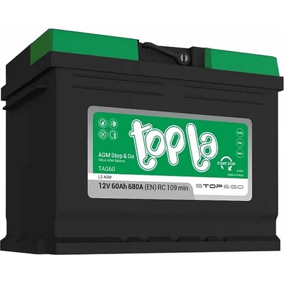 Topla 60Ah 6800A right+