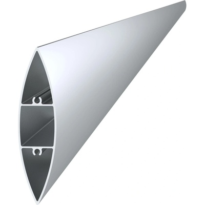 Profil na výplň 100x24,5x6000 mm, materiál EN AW-6060 T66, přírodní hliník bez povrchové úpravy, cena za KUS
