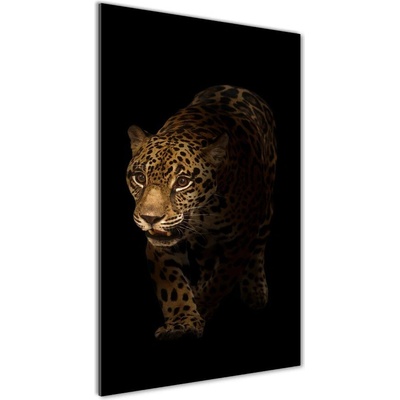 Vertikálny foto obraz sklenený Jaguár 50x100 cm