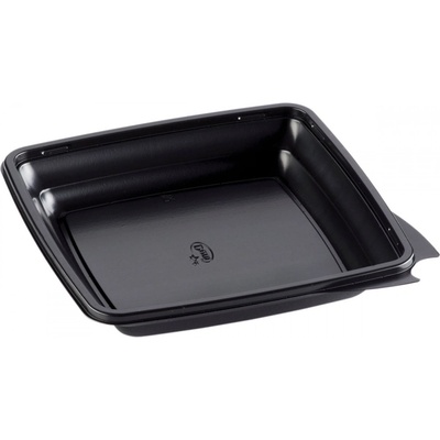DUNI Krabica gourm pp čierna 750 ml 197 × 197x33 mm