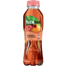 Fuze tea Černý ledový čaj Broskev a ibišek 12 x 0,5 l