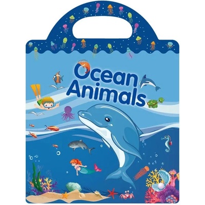 Znovu použitelné samolepky pro děti ocean animals