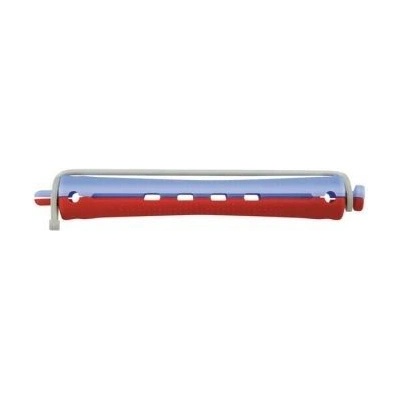 Plastové natáčky na trvalú s patentnou gumičkou 8054 (3012014) - red/blue -11 mm