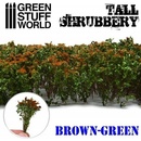 Dekorace Green Stuff World Tall Shrubbery: Brown Green