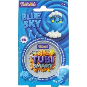 TUBAN Сензорна маса за моделиране Tuban - Tubi Smart, 50 g, Blue sky (TU3853) - ozone
