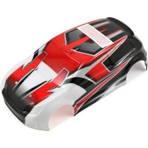 Traxxas каросерия червена, стикери: LaTrax Rally
