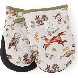 Cooksmart ® Памучни кухненски ръкавици в комплект от 2 бр. Forest Fable - Cooksmart ® (2685)