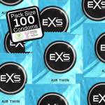 EXS Condoms 100 бр. Най-тънките презервативи EXS Air Thin - kondomi