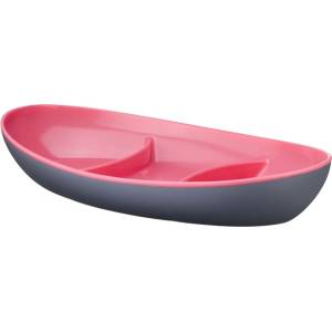 GONDOL IRIS G-606 AURA OVAL DIVIDED двуцветна разделена плоча 17x27x5cm (G-606)
