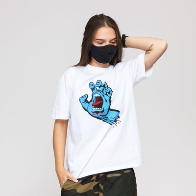 SANTA CRUZ Screaming Hand Tee white
