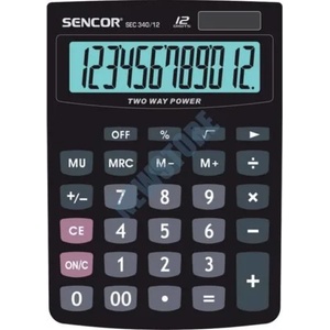 Sencor SEC 340/12 Калкулатори
