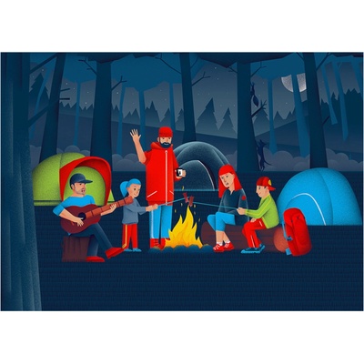 Voucher 4camping Elektronický darčekový poukaz Hodnota poukazu: 200 / Dizajn poukazu: Kempovanie